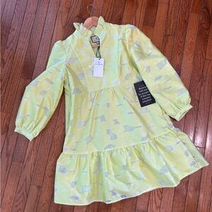 Tuckernuck Citron Fil Coupe Palmerston Dress Size S NWT